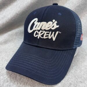 Cane's Crew Mens Navy Raising Cane's Trucker Hat Mesh Snapback OSFM